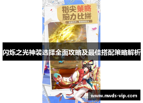 闪烁之光神装选择全面攻略及最佳搭配策略解析